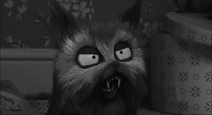 Mr. Whiskers during his transformation.