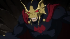 Ocean Master's angry stare.