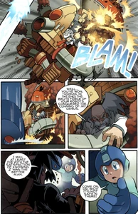 Dr. Wily rescued by Mega Man