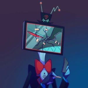 Vox fixing his face.