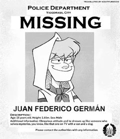 One of the boys who disappeared at the hands of the Haunted Orphanage Van Deer.