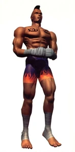 Bruce in Tekken 2.