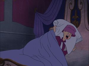 Anastasia waking up the next morning after the ball.