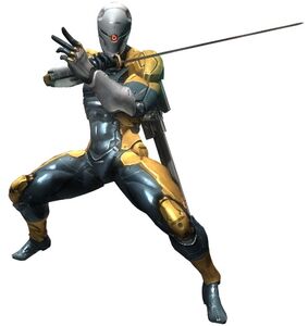 Gray Fox as a DLC Skin in Metal Gear Rising: Revengeance.