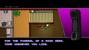 The Janitors threaten to kill Richter's mother for disobedience.