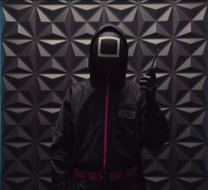 The Officer communicates with his subordinates in the Organ Trafficking Conspiracy while inside the elevator.