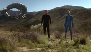 Non and Indigo await Kara and J'onn.