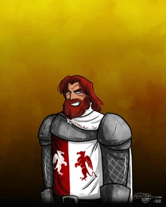 Ser Ronnet Connington, head of House Connington and cousin of Jon Connington. Currently sworn to the Iron Throne since his capture in the Battle of the Blackwater.