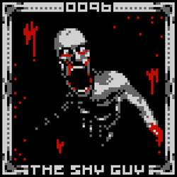 Pixelated art of SCP-096.