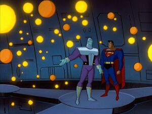 Brainiac shows Superman