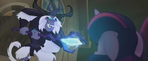 Storm King 23.png (518 KB) The Storm King gets ready to kill Twilight and Tempest, now they are both no longer of use to his plans.