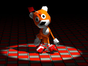 One of artwork of Sonic R.
