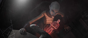 When Ventress' starfighter was critically damaged, she contacted Dooku for help.