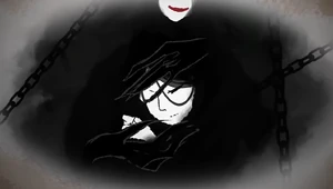 Kintoru holding Hirosa hostage in the same animation.