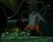 Raph faces against the mutant Todd