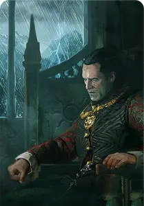 Emhyr in gold gwent cart.