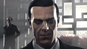 The Administrator ordering Juli to kill Sebastian.