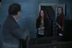Henry greets Katrina's return alongside Abraham.
