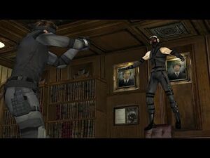 Psycho Mantis boss fight in Metal Gear Solid: The Twin Snakes (GameCube)