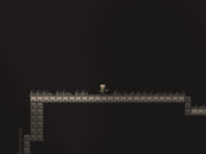 Edmund avoiding the mines.