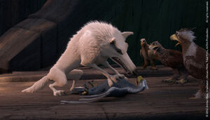 White Wolf angered at one of the Eagles