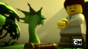 Garmadon after being bitten by the Great Devourer.