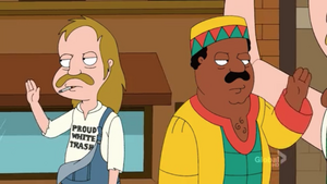 Lester and Cleveland being forced to get along as a court-ordered act of black and white racial harmony.