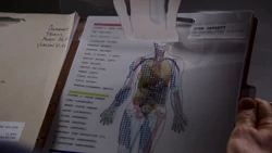 The hard-copy files of Garrett being the first Deathlok.