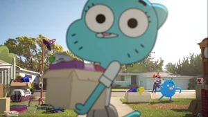 Grady seen hitting Billy in the background.