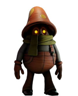 Orange Mycelium Man