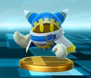 Magolor as a trophy in Super Smash Bros. for Wii U.