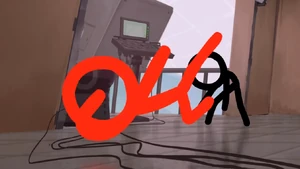 ... only to get thrown to the ground.