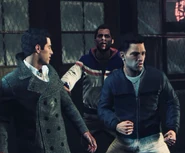 Tony DeMarco and his friends coming to Walton's Bar.