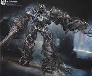 Galvatron's concept art featuring a head similar to Optimus'.
