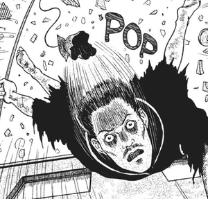 Goda loses his mask.