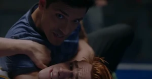 Hiram fighting Archie.