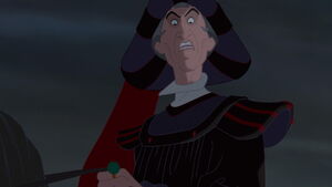 (Phoebus: With all due respect, sir, I was not trained to murder the innocent.) "But you were trained to follow orders!"