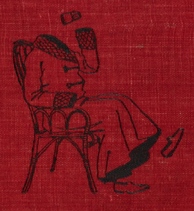 Griffin in the cover of an early edition of the novel.