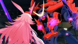 Sakura confronting Jizo Mitama.