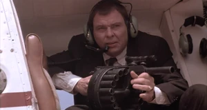 Durant attempting to kill Darkman from his helicopter with a grenade launcher.