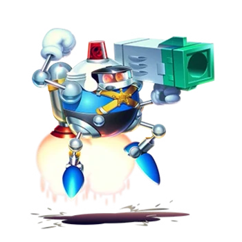 Mecha Sonic over Heavy Rider [Sonic Mania] [Requests]