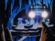 Ubu watching his master revive