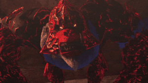 A Gohma Howler leader's growl furiously.