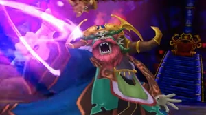 Godwyn casting a spell in DQMBV.