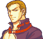Linus' portrait from Fire Emblem: The Blazing Blade.