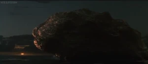 Millennian UFO absorbing sunlight