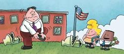 Mr. Krupp accepting defeat in Captain Underpants and the Attack of the Talking Toilets.