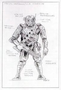 Concept art of CIA Soldier