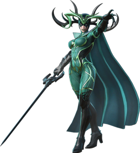 Hela in Marvel Ultimate Alliance 3: The Black Order.