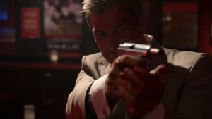 Isaak shooting at the Colombians.